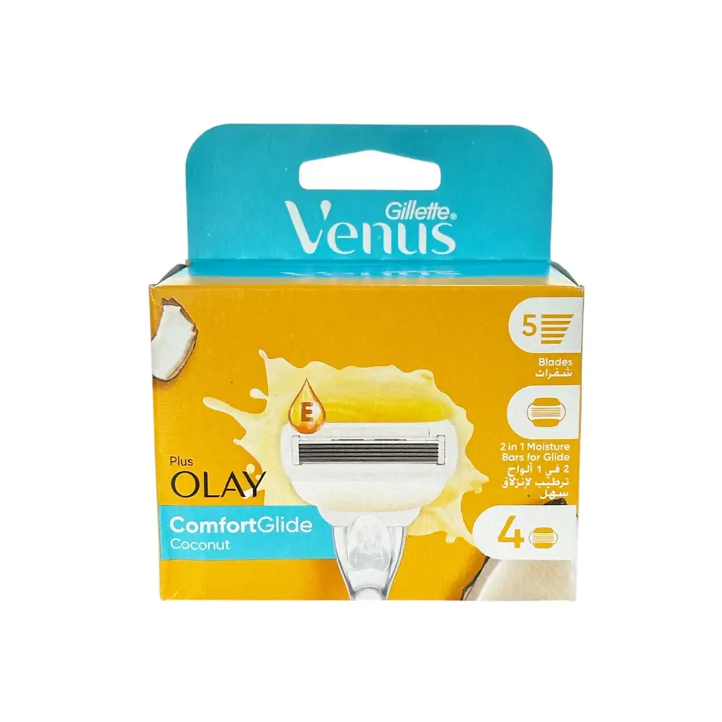 VENUS PLUSE OLAY COMFORTGLIDE COCONUT(4CARTRIDGES)