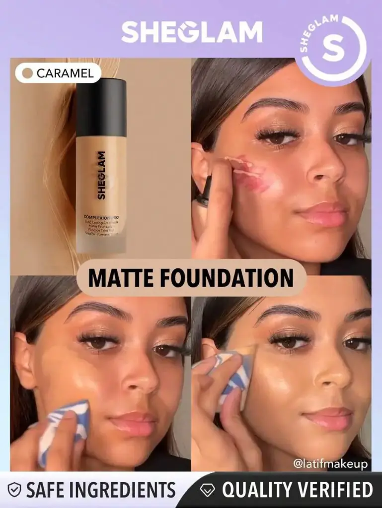 SHEGLAM MATTE FOUNDATION CARAMEL 30ML 