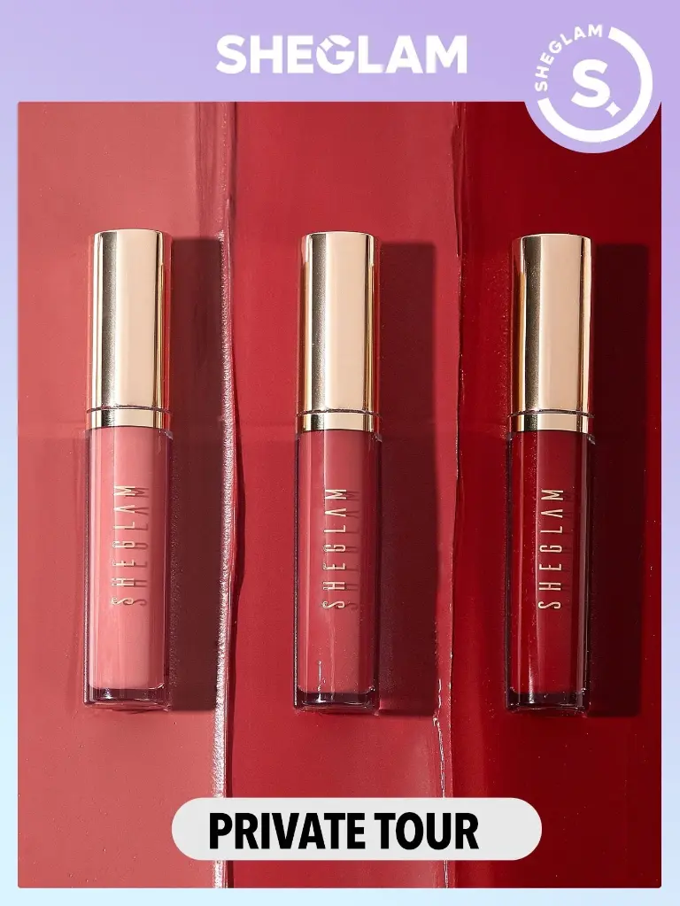 SHEGLAM MINI LIQUID LIPSTICK SET PRIVATE TOUR 2.3ML 