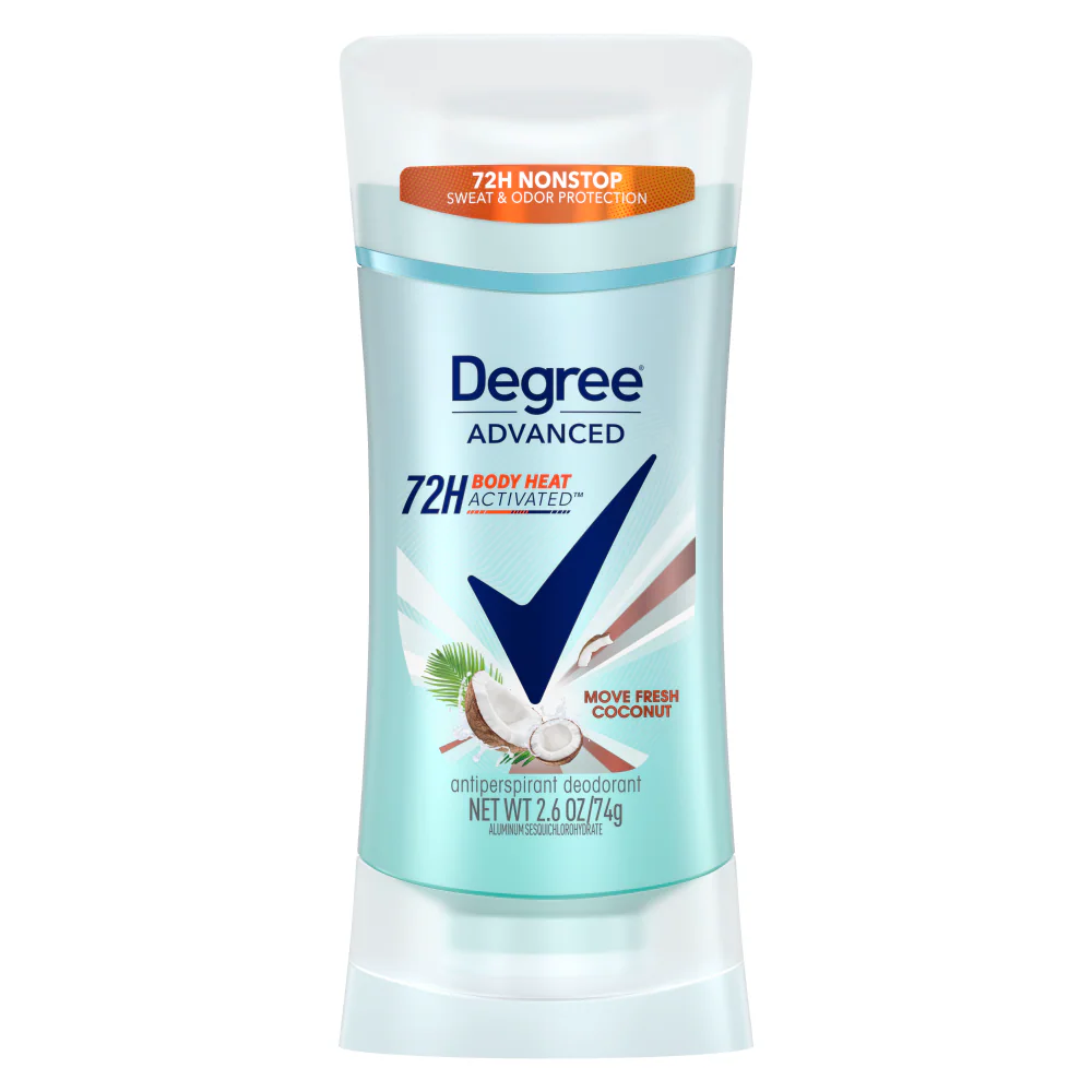 DEGREE MOVE FRESH COCONUT DEODORANT 74G
