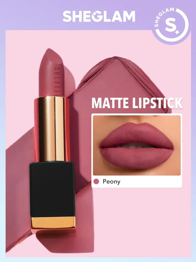 SHEGLAM MATTE ALLURE LIPSTICK 206PEONY 4G