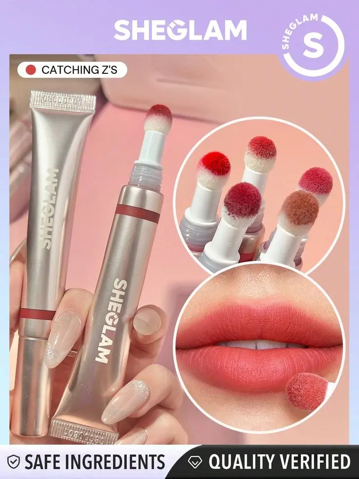 SHEGLAM POUT PILLOW CUSHION MATTE LIQUID LIPSTICK CATCHING 10G