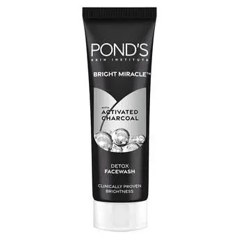 PONDS WITH ACTIVATED CHARCOAL PURE DETOX FACEWASH 100ML