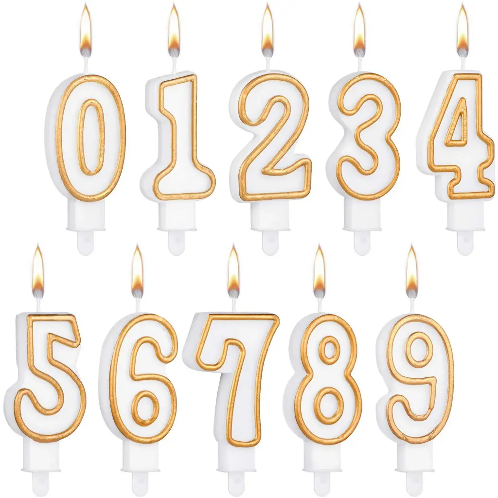 NUMBERS CANDLE