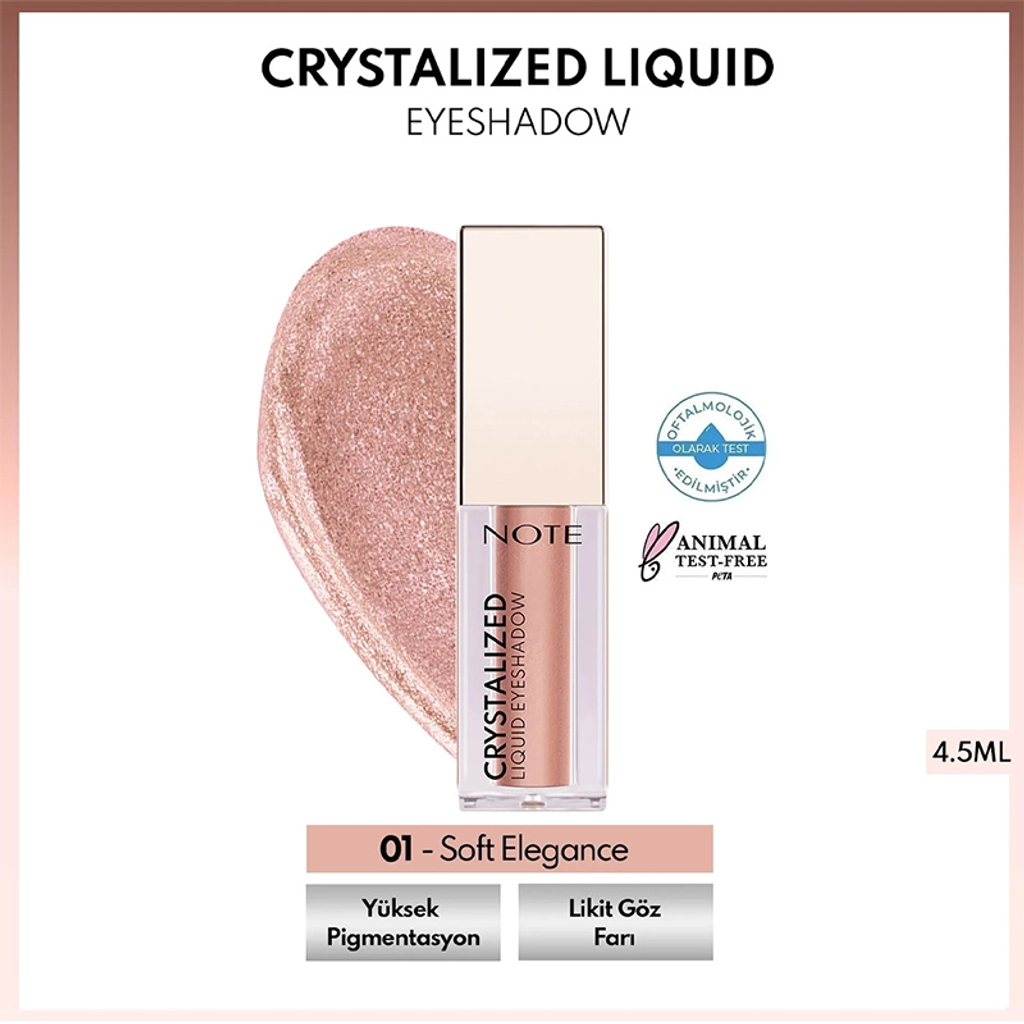 NOTE CRYSTALIZED LIQUID EYESHADOW 01