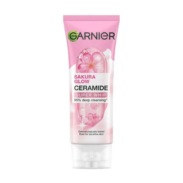 GARNIER SAKURA GLOW HYALURON SUPER WHIP 100ML 