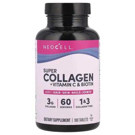 COLLAGEN PEPTIDES + VITAMIN C & BIOTIN 180 TABLETS 