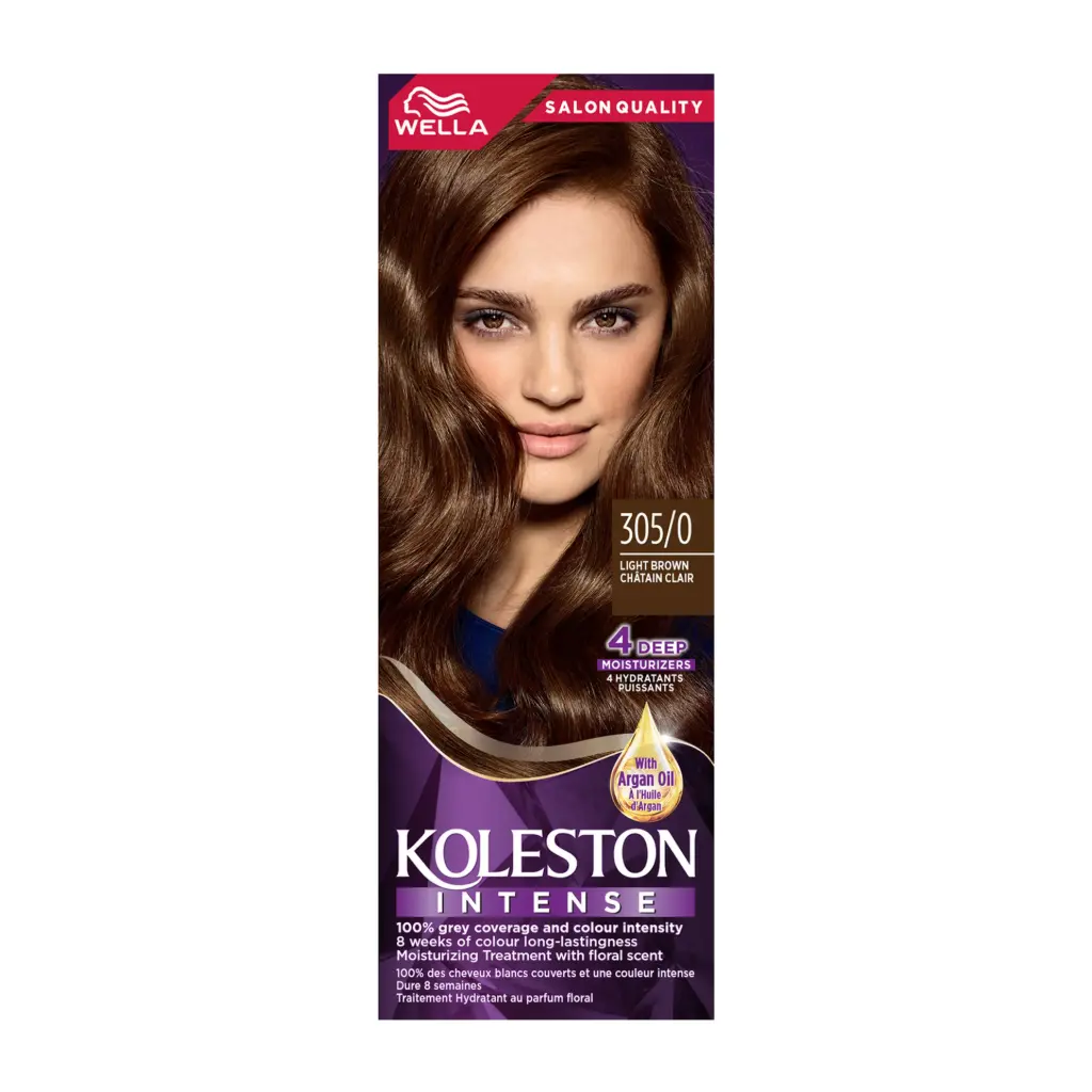 WELLA KOLESTION INTENSE 305/0,LIGHT BROWN CHATAIN CLAIR 50ML