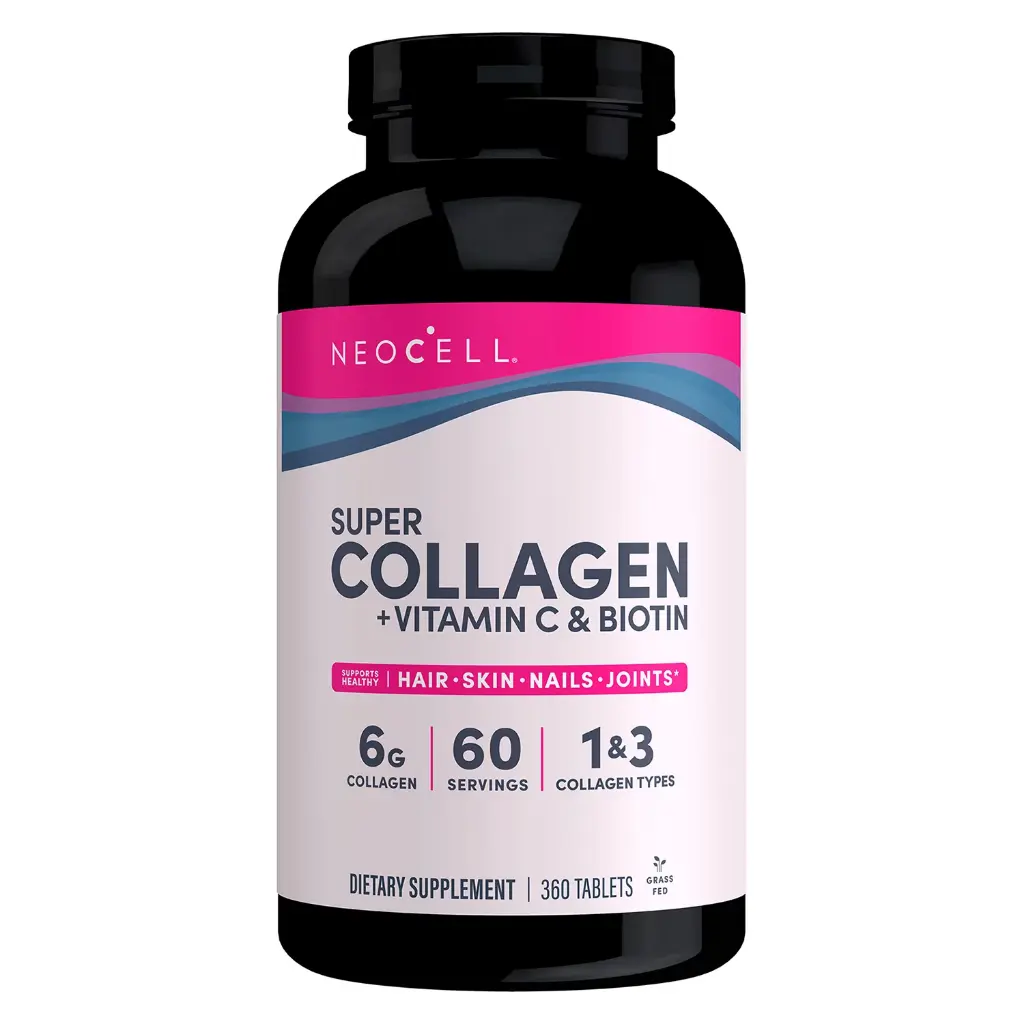 NEOCELL SUPER COLLAGEN + VITAMIN C & BIOTIN DIETARY SUPPLEMENT 360TABLETS 