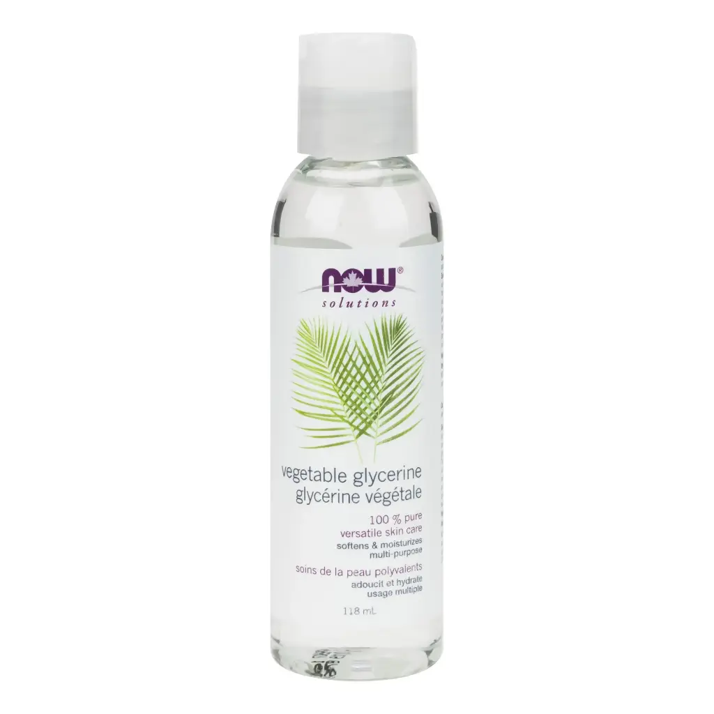NOW SO LUTIONS VEGETABLE GLYCERIN PURE VERSATILE SKIN CARE 118ML