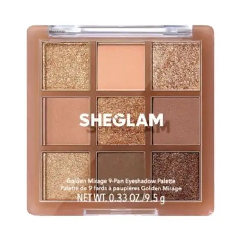 SHEGLAM GOLDEN MIRAGE 9 PAN EYESHADOW PALETTE 9.5G 