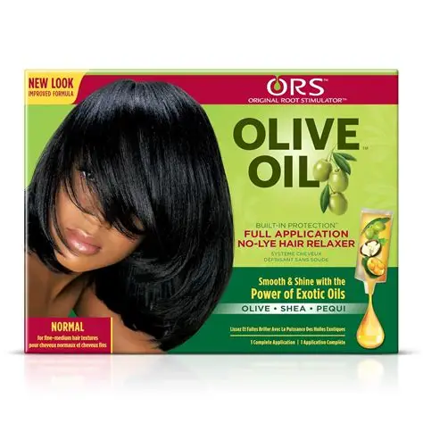 ORS OLIVE OIL, BUILT-IN PROTECTION FULL APPLICATION NO- LYE HAIR RELAXER NORMAL