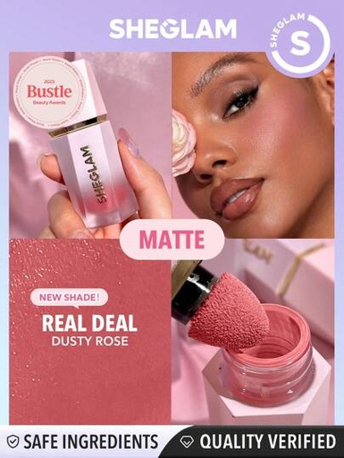 SHEGLAM COLOR BLOOM LIQUID BLUSH REAL DEAL 5.2ML