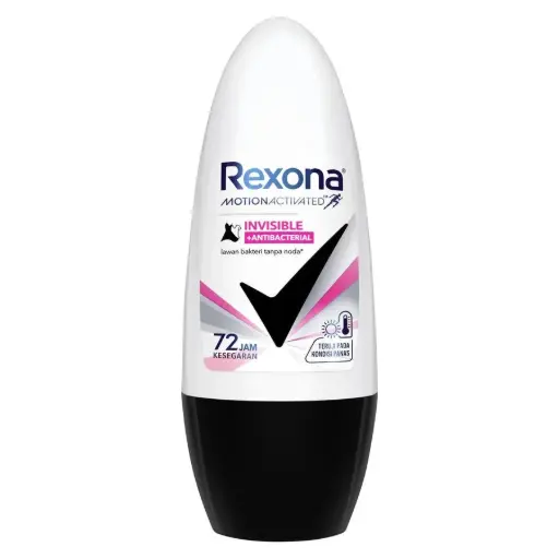 REXONA ROLL INVISIBLE+ANTIBACTERIAL 45ML 