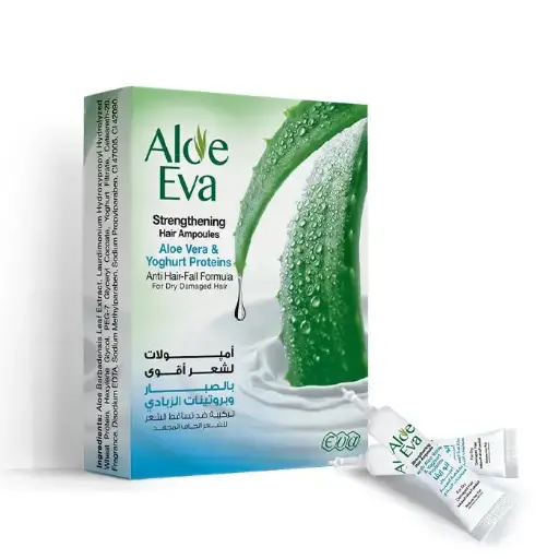 ALOE EVA STRENGTHENINC HAIR SHOTS WITH ALOE VERA EXTRACT&YOGURT PROTEINS 60ML