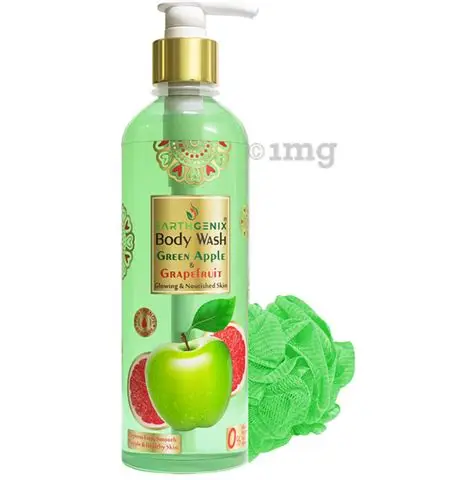 EARTH GENIX BODY WASH GREEN APPLE 500 ML