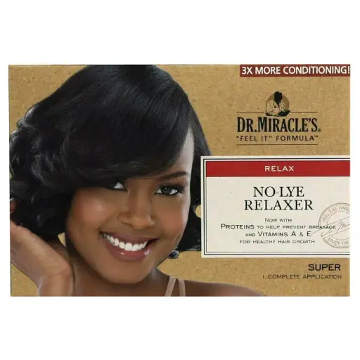 DR.MIRACILES( FEEL IT) FORMULA SUPER SUPER NO-LYE RELAXER, 1 COMPLTE APPLICATION 